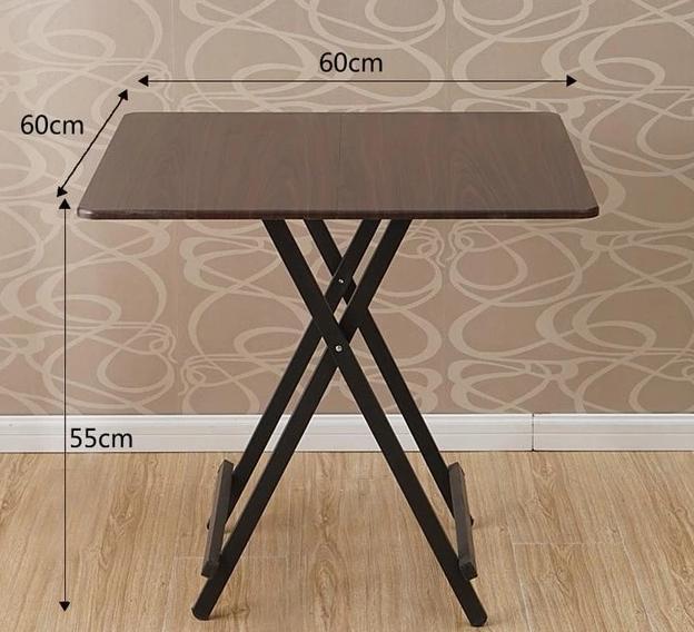 Simple Four Square Folding Home Dining Table