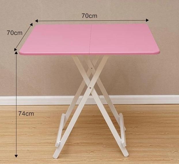 Simple Four Square Folding Home Dining Table