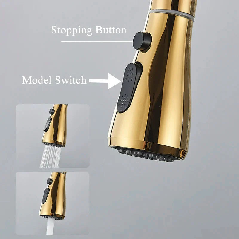 Smart Sensor Pure Water Kitchen Faucet 2 Model Spout Taps Deck Mount