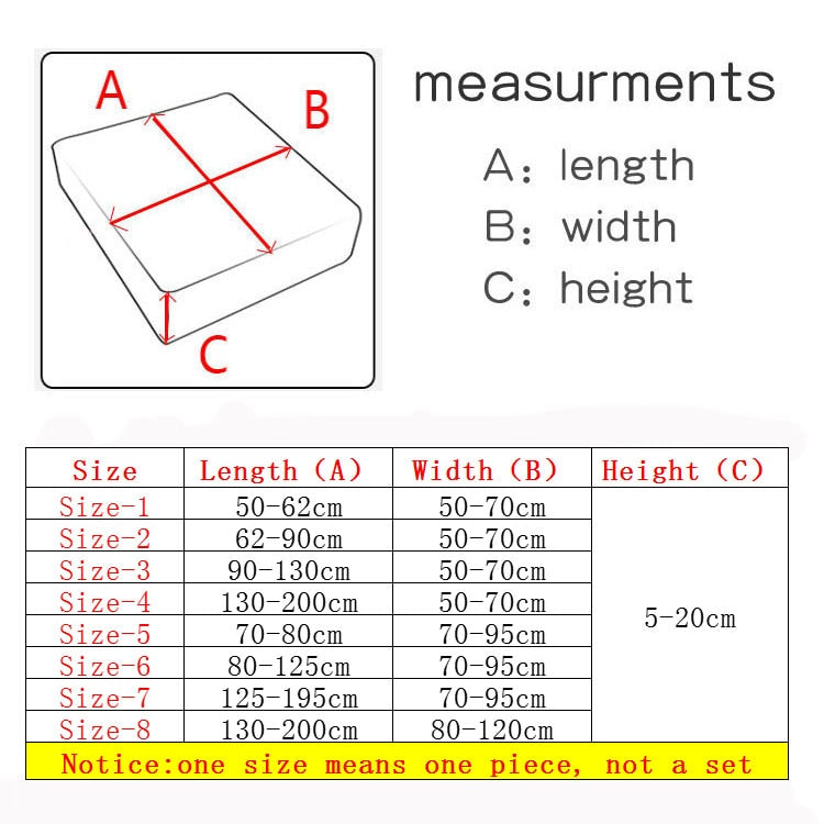 Sofa Seat Cover Solid Color Cushion Covers Couch Backrest Slipcover