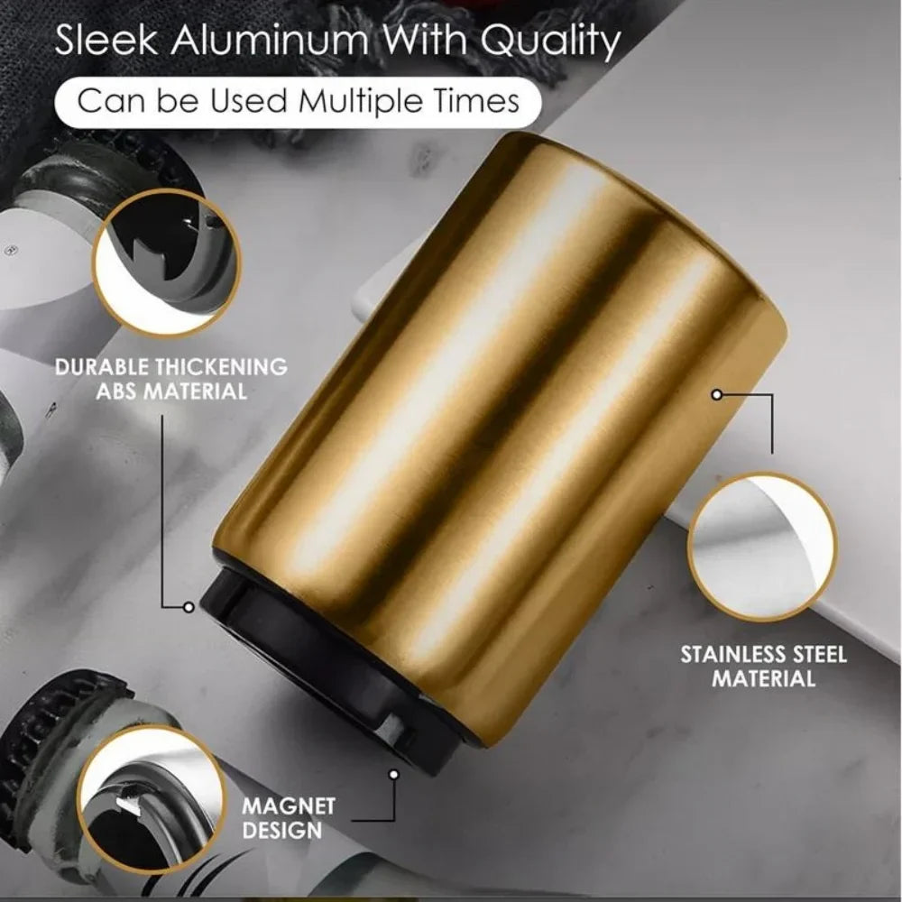 Stainless Steel Automatic Beer Bottle Opener Wine Cap Opener