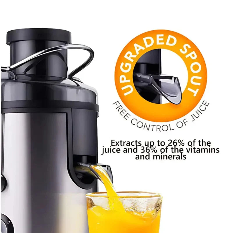 Stainless Steel Automatic Fruit Vegetable Squeezer with Pulp Separation