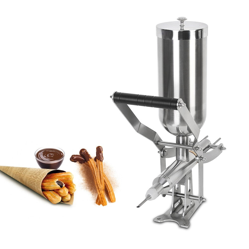 Stainless Steel Churros Commercial Manual Jam Filling Cream Filler