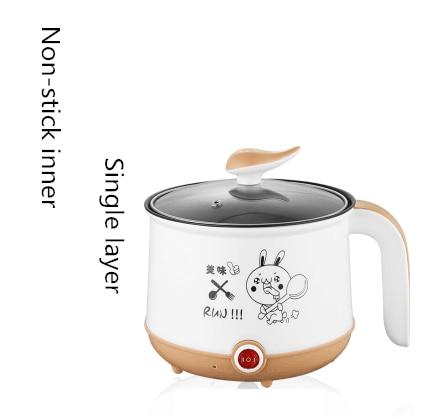 Stainless Steel Double Layer Mini Rice Cooker with Non-Stick Coating