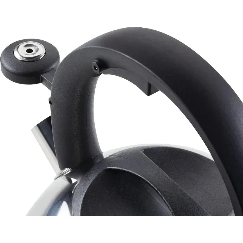 Stainless Steel Egg Shaped Whistling Kitchen Tea Kettle Color Silver