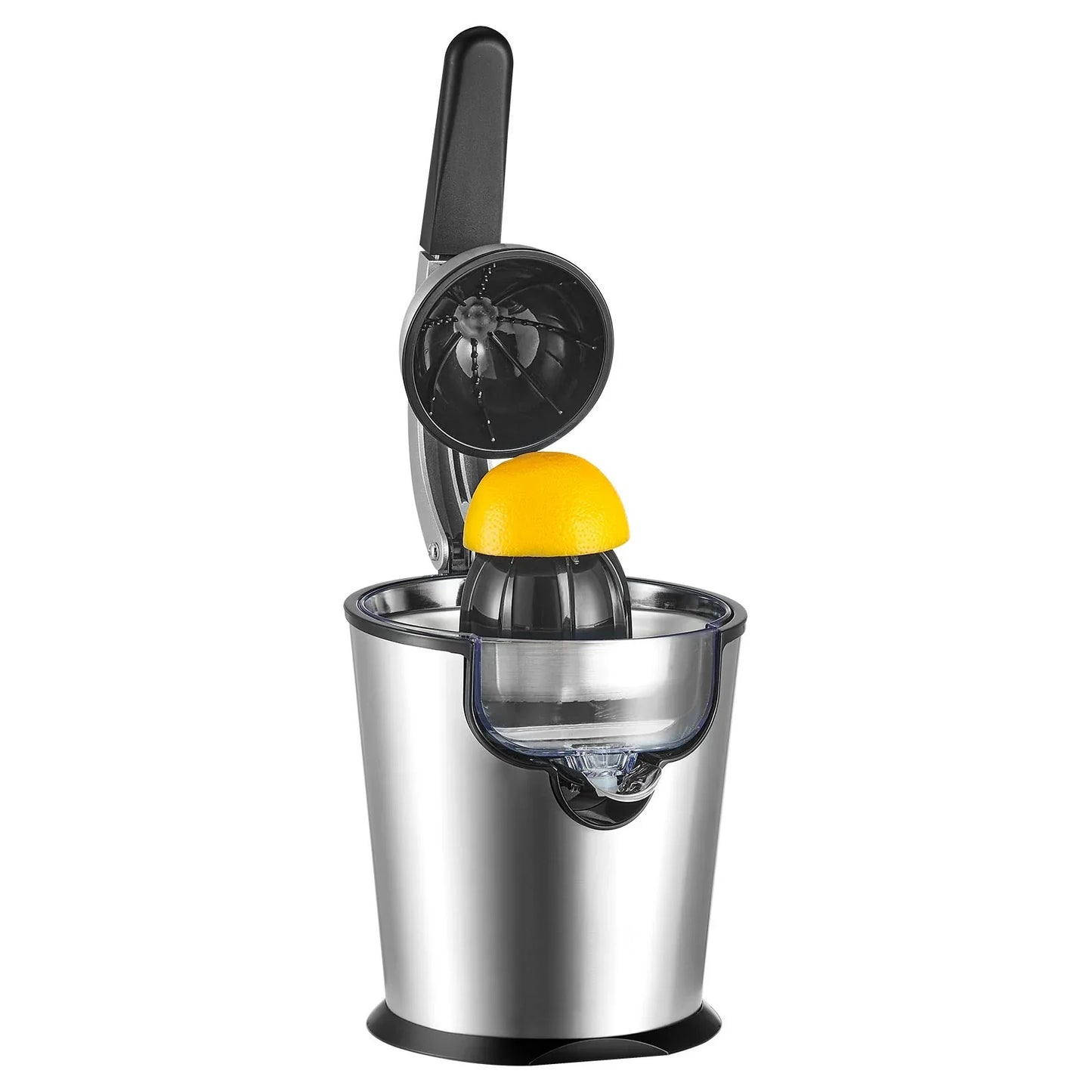 Stainless Steel Electric Citrus Juicer Squeezer with Two Size Cones