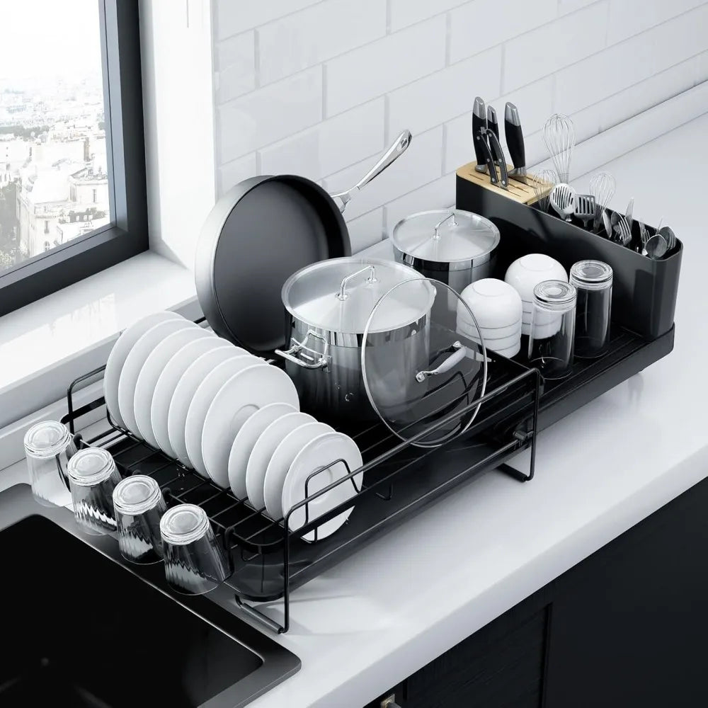 Stainless Steel Extendable Multifunctional Kitchen Dish Drying Rack