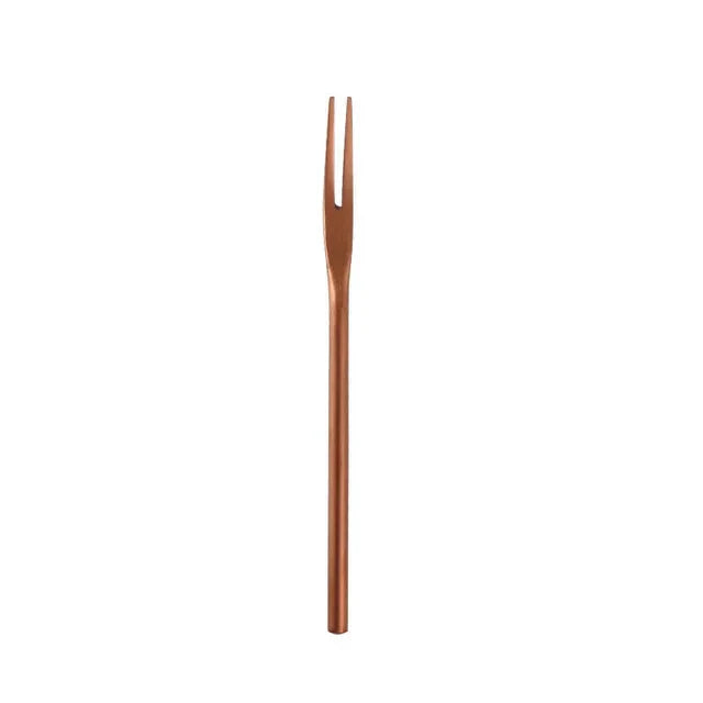 Stainless Steel Fruit Fork For Dessert Cake Snack Forks Tableware
