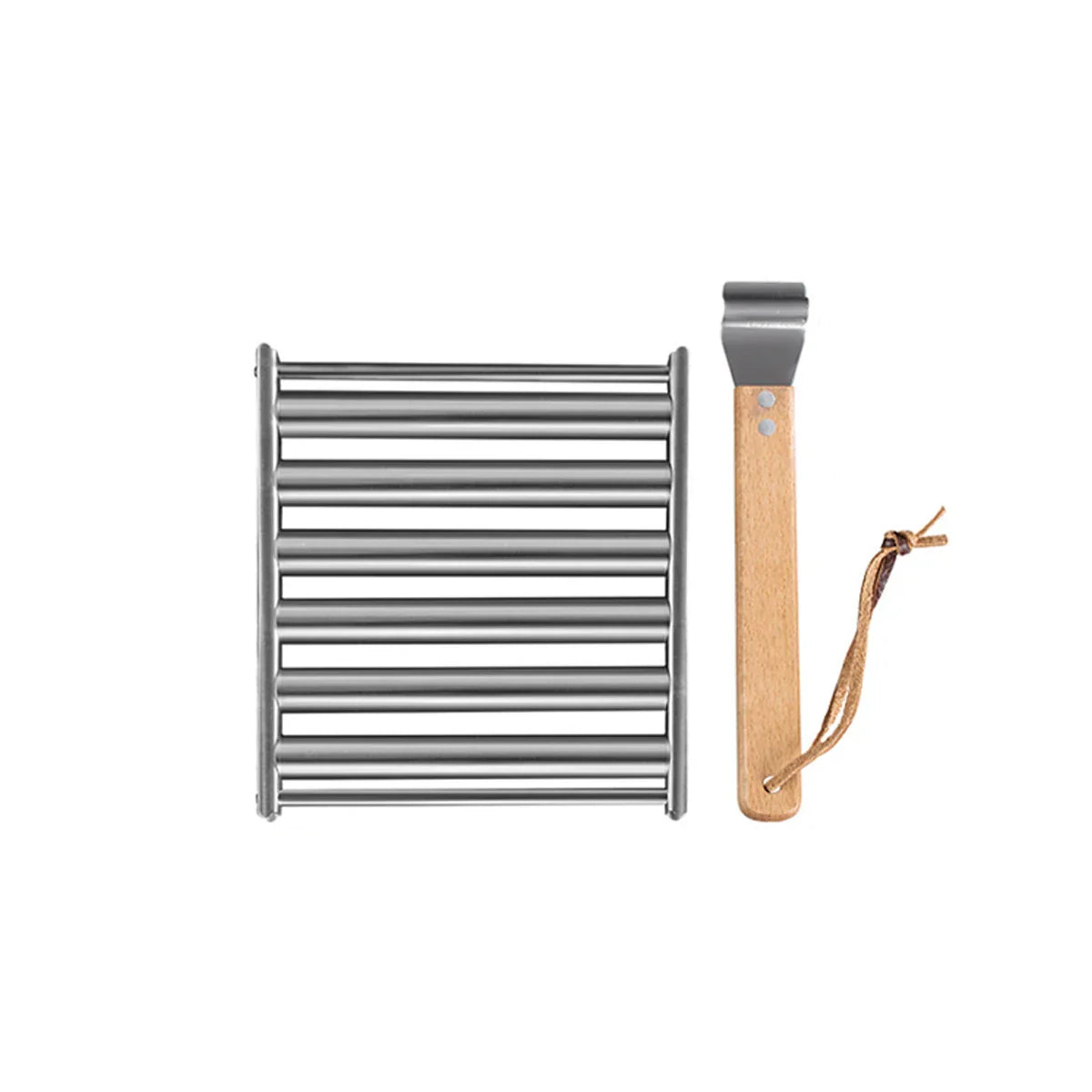 Stainless Steel Hotdog Sausage Grill Roller Rack Barbecue Tools