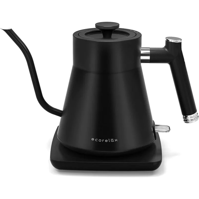 Stainless Steel Interior with Leak Proof Gooseneck Electric Tea Kettle