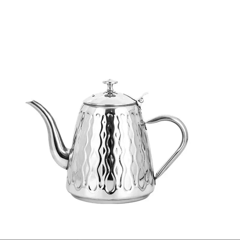 Stainless Steel Kettle with Filter Teapot Tea Kitchen Accessories