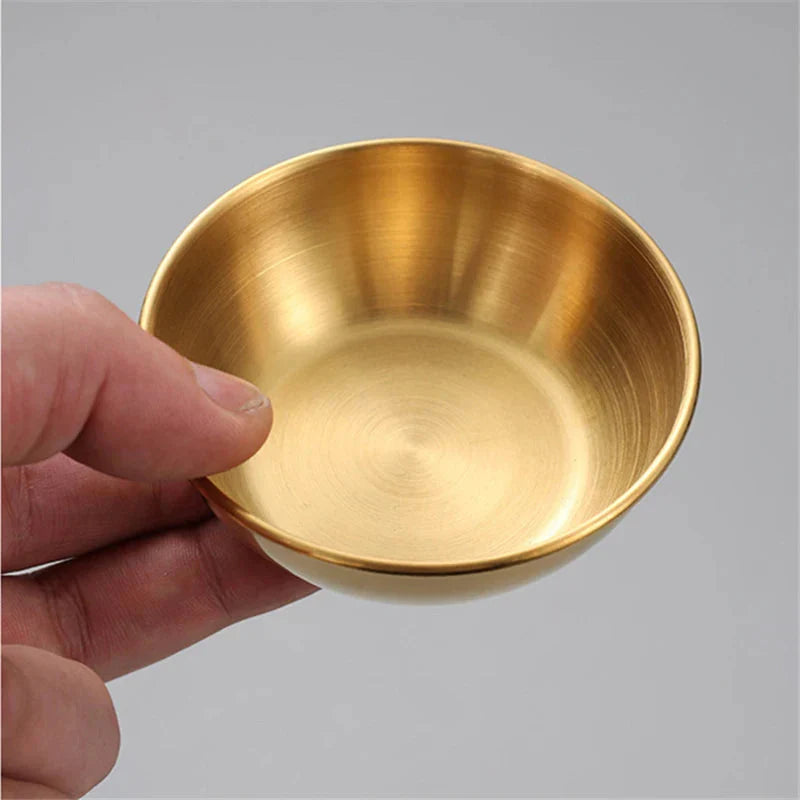 Stainless Steel Kitchen Dipping Sauce Bowl Seasoning Dish Bowl