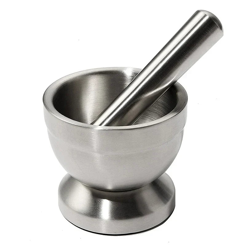 Stainless Steel Mortar and Pestle Spice Grinder Kitchen Tools