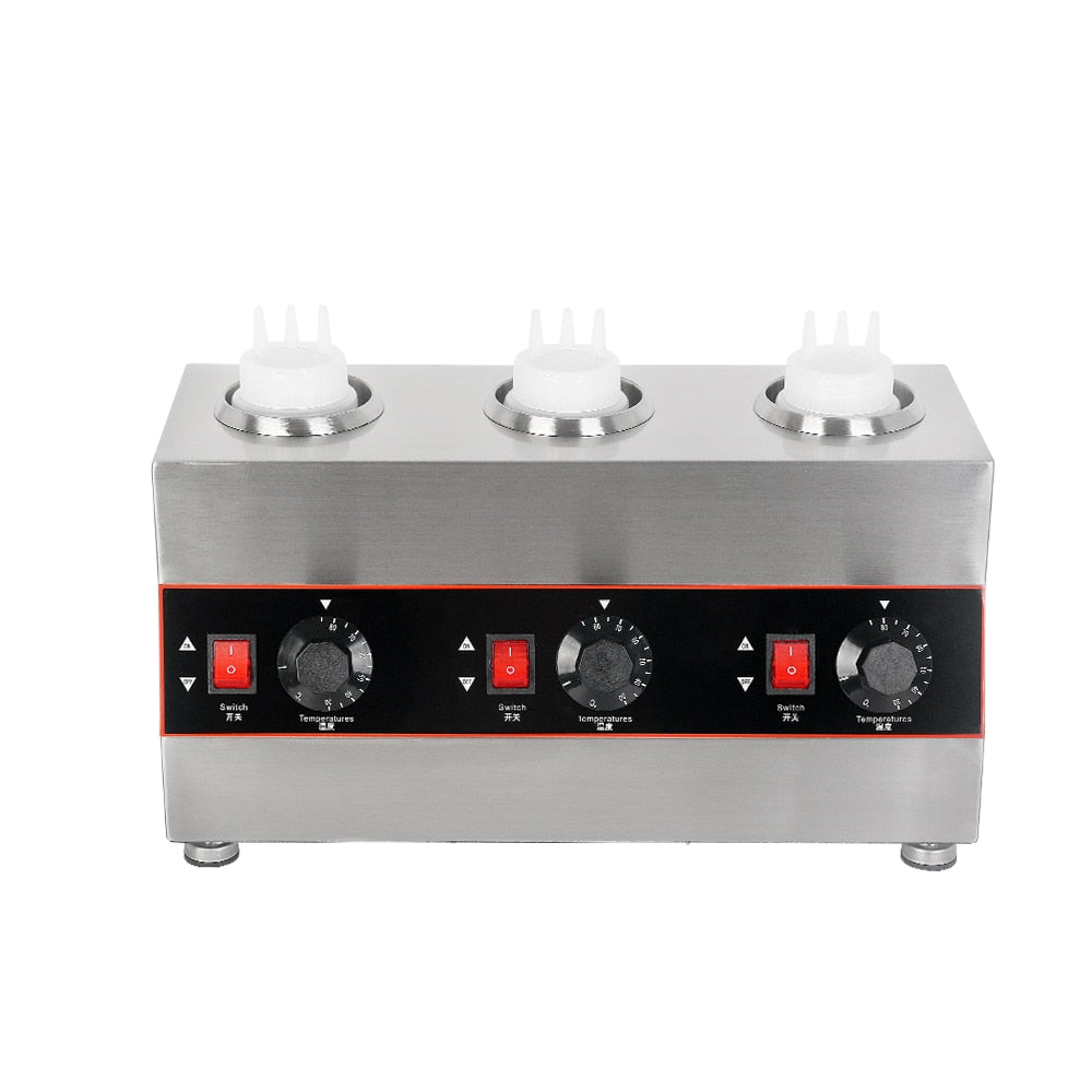Stainless Steel Sauce Warmer Commercial Sauce Heater Machine