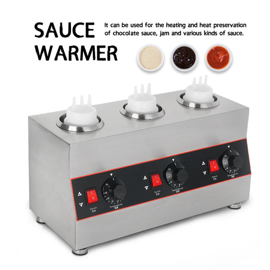 Stainless Steel Sauce Warmer Commercial Sauce Heater Machine