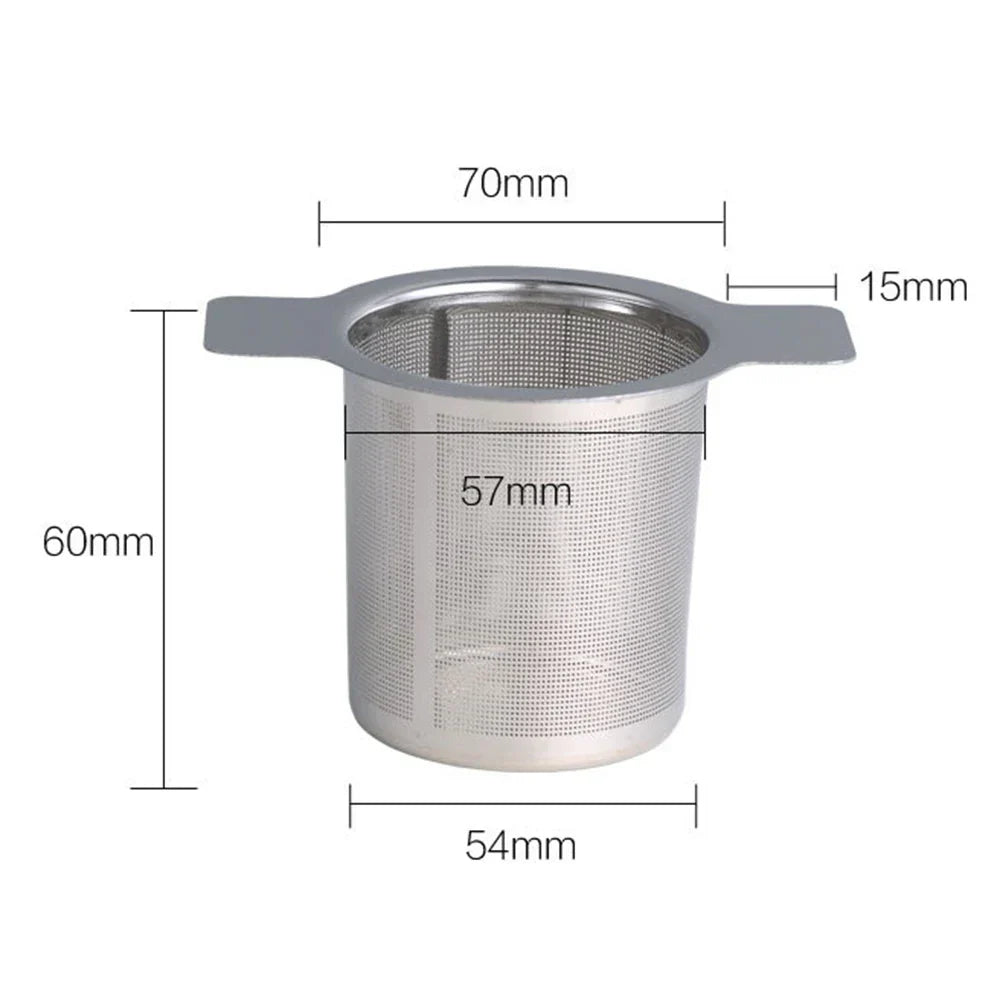 Stainless Steel Tea Leak Filter Reusable Tea Infuser Teapot Strainer