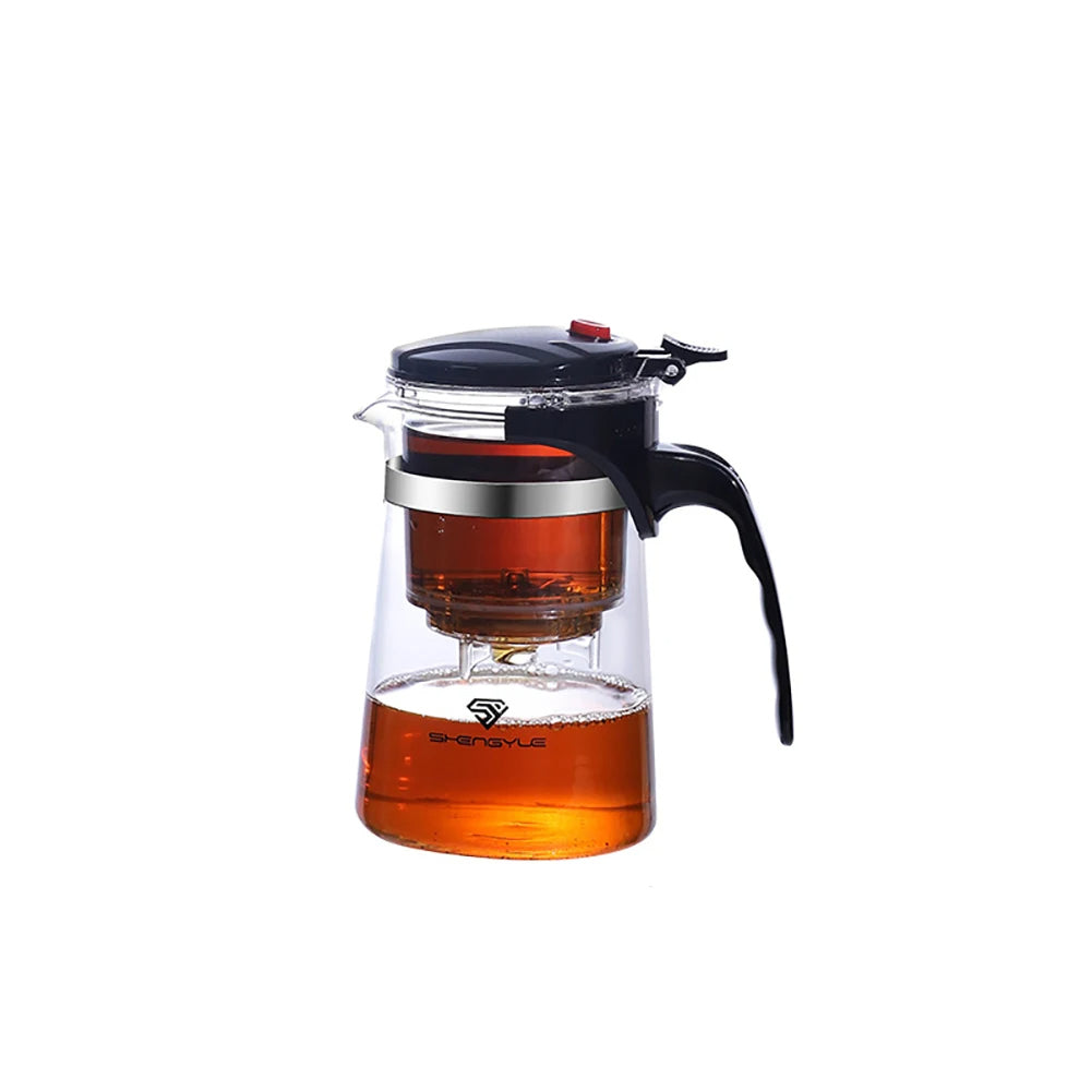 Tea Pot For Tea With Infuser Glass Kettle Heat Resistant Teapot