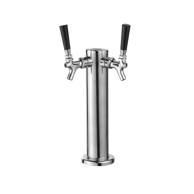 Two Way Column Beer Tower Beer Dispenser Stainless Steel Beer Tower