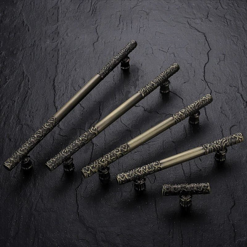 Vintage Antique Cabinet Drawer Handle and Door Knob in Chinese Style