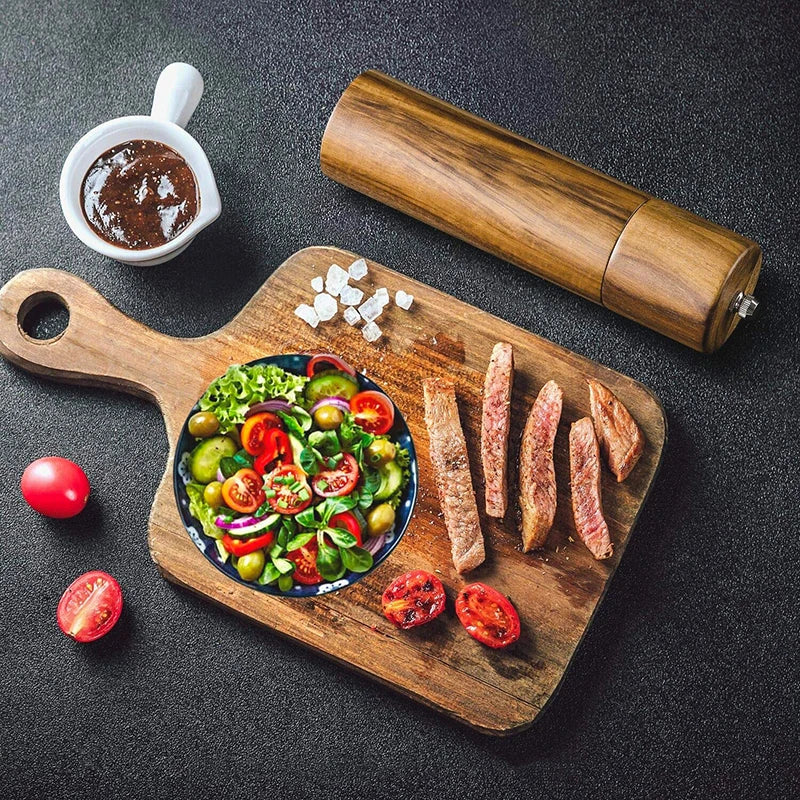 Wooden Manual Salt and Pepper Mills Grinder Kitchen Tableware Tools